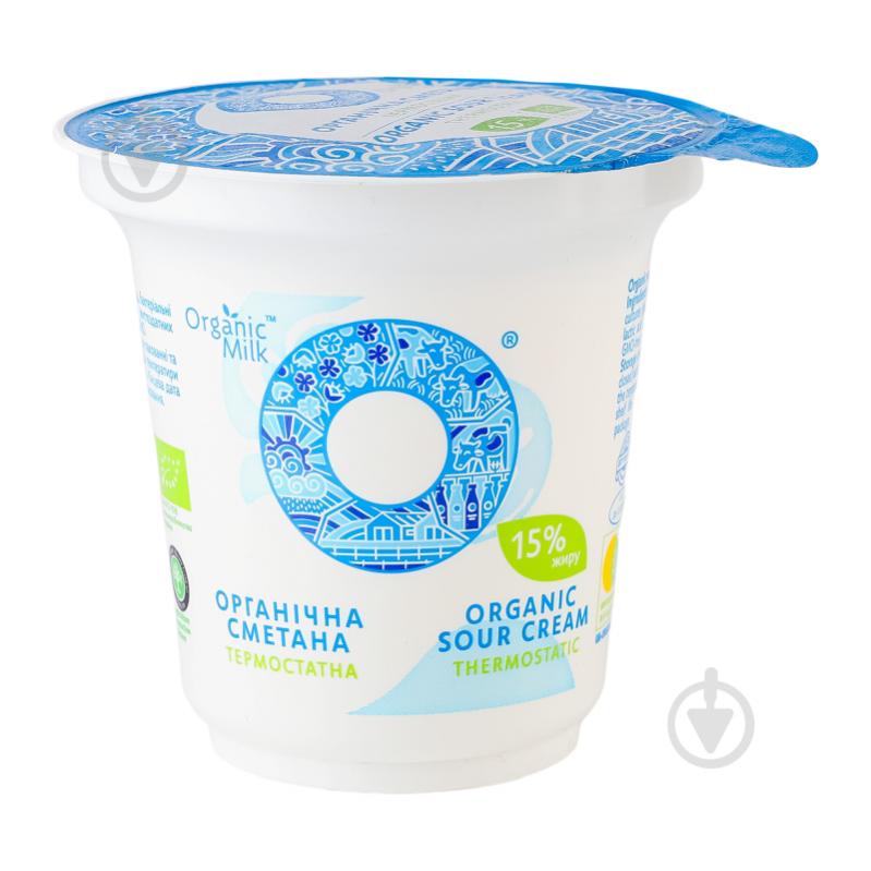 Сметана Organik milk органічна 15% 250 г - фото 2