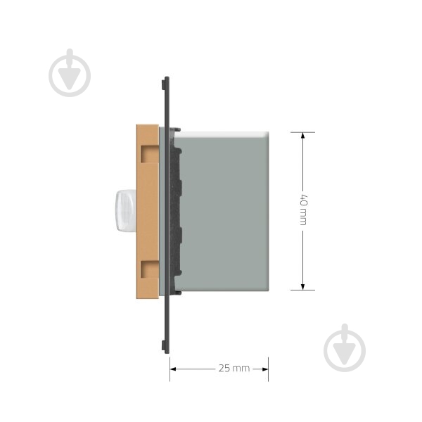 Механизм датчика движения Livolo золото VL-C7-01RG-13 - фото 7 Механизм датчика движения Livolo золото VL-C7-01RG-13 - фото 7