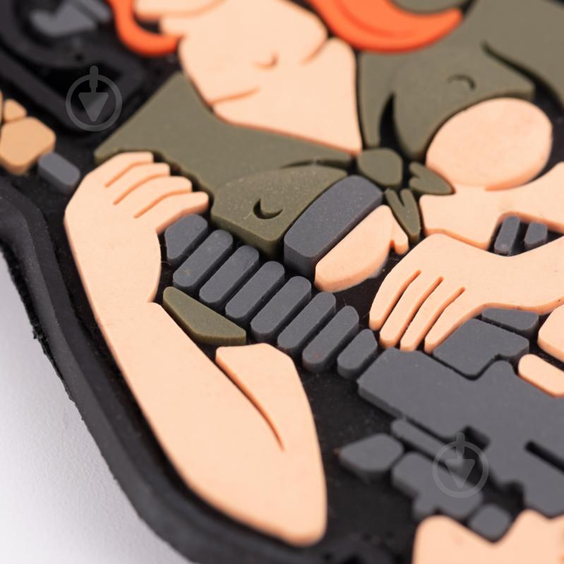 Патчи Brand Element ПВХ (шеврон) "Девочка кошка" рыжая, 6,5*8см - фото 4 Патчи Brand Element ПВХ (шеврон) "Девочка кошка" рыжая, 6,5*8см - фото 4