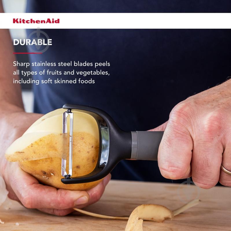 Овощечистка KitchenAid 18,8 см серый (KAS145OHCGG) - фото 13