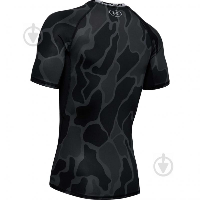 Футболка Under Armour UA HG ARMOUR SS NOV 1345722-002 р.L чорний - фото 2