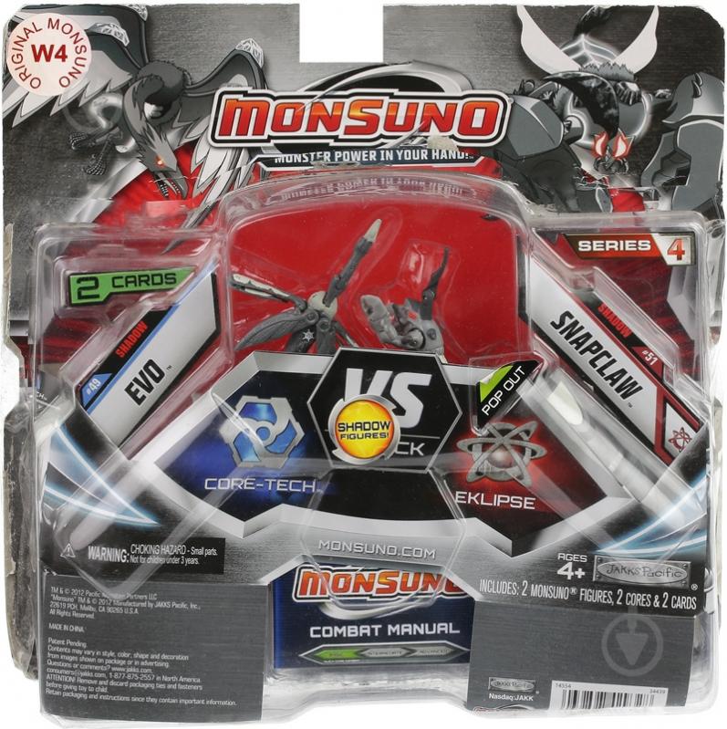 Набор Monsuno Core-Tech Eklipse EVO и SNAPCLAW Сombat 2-Packs W4 - фото 4 Набор Monsuno Core-Tech Eklipse EVO и SNAPCLAW Сombat 2-Packs W4 - фото 4