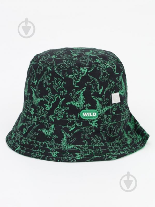 Панама Yo р.44-46 чорний/зелений - фото 2