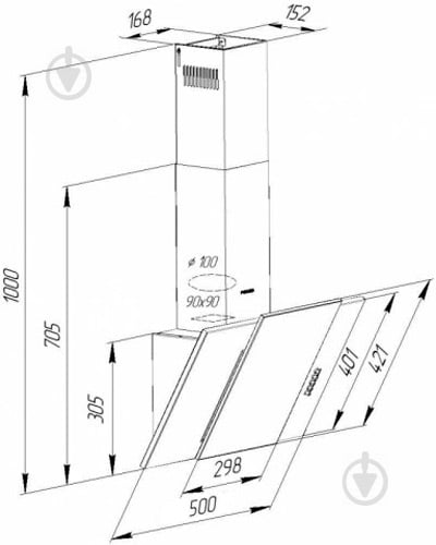 Витяжка Pyramida KZ 50 BR - фото 10