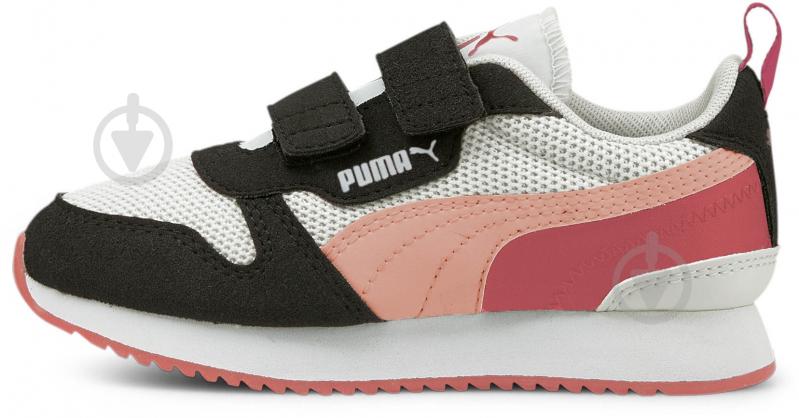 Кросівки для дівчаток Puma Puma R78 V PS 37361715 р.28 біло-коралові - фото 1 Кросівки для дівчаток Puma Puma R78 V PS 37361715 р.28 біло-коралові - фото 1