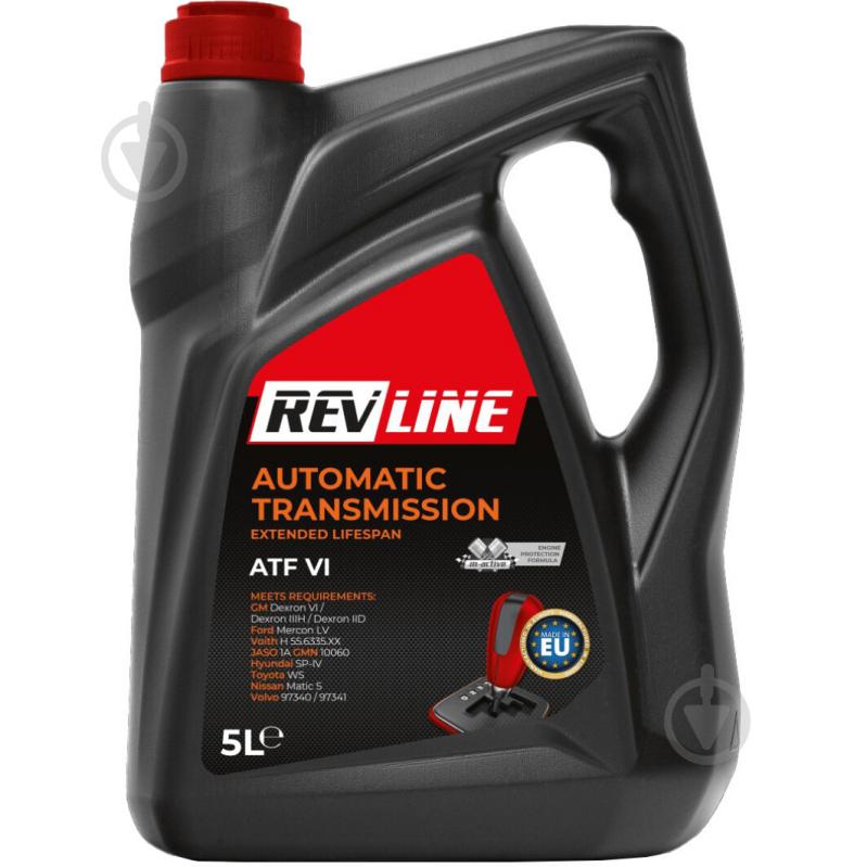 Масло трансмиссионное Revline ATF VI ATF 5 л (REVAUTATFVI5L) - фото 1