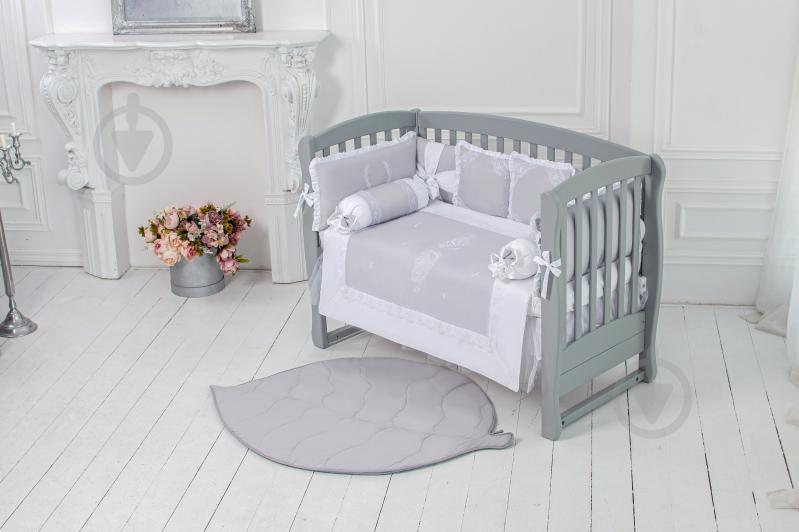 Комплект для детской кроватки Baby Veres Angel wings grey серый 216.26 - фото 2