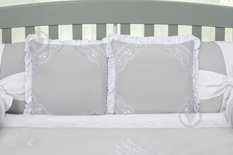 Комплект для детской кроватки Baby Veres Angel wings grey серый 216.26 - фото 4