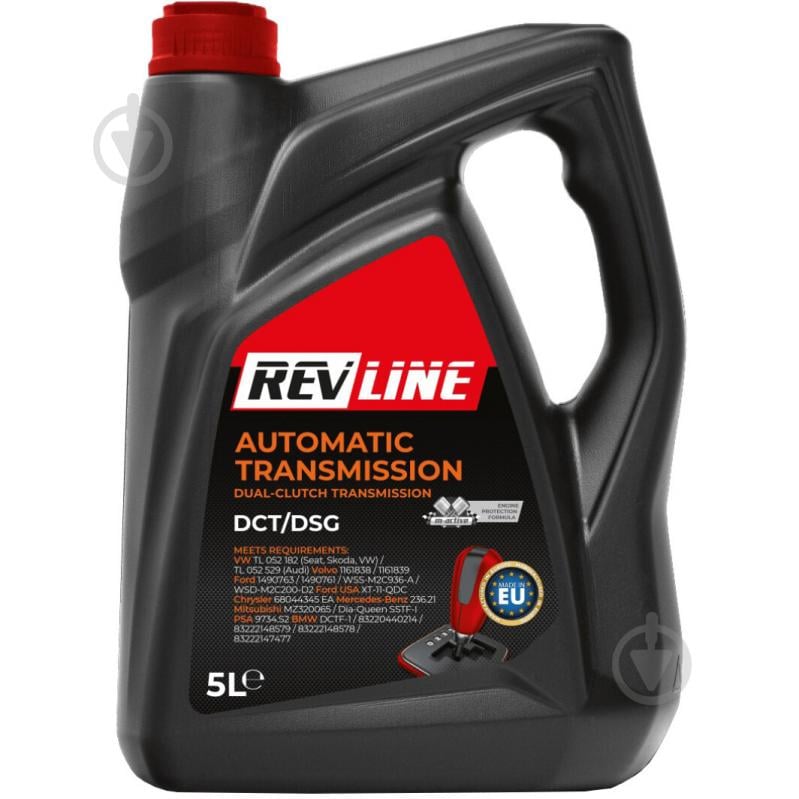 Масло трансмиссионное Revline DCT/DSG 5 л (REVAUTATFDCTDSG5L) - фото 1