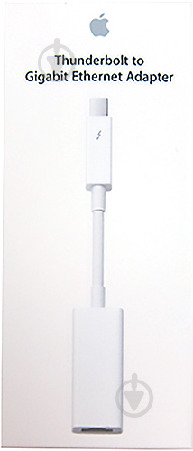 Адаптер Apple Thunderbolt – Gigabit Ethernet білий (MD463ZM/A) - фото 4