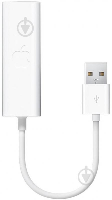 Адаптер Apple USB – Ethernet белый (MC704ZM/A) - фото 1 Адаптер Apple USB – Ethernet белый (MC704ZM/A) - фото 1