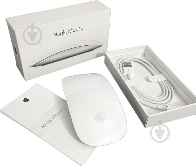 Мышь Apple A1657 Wireless Magic Mouse 2 white - фото 5