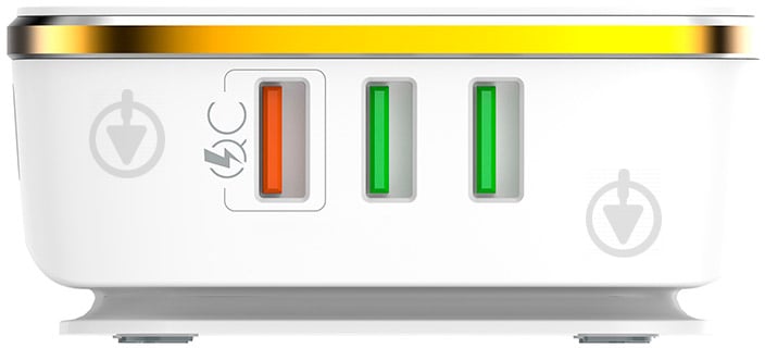 Зарядний пристрій ColorWay 6USB (1QC3.0 5 AUTO ID) 7A (35W) white (CW-CHS019Q-WT) - фото 7