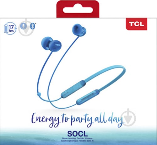 Гарнитура TCL SOCL300BT ocean blue (SOCL300BTBL-EU) - фото 8