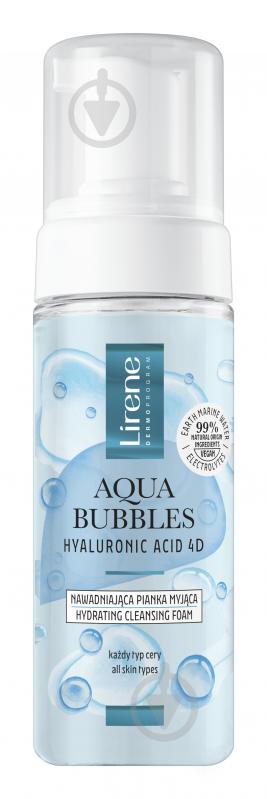 Пенка для умывания Lirene AQUA BUBBLES 150 мл - фото 1