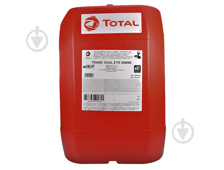 Масло трансмиссионное Total Dual 8 FE 80W-90 20 л (TRANSDUAL8FE80W9020L) - фото 1