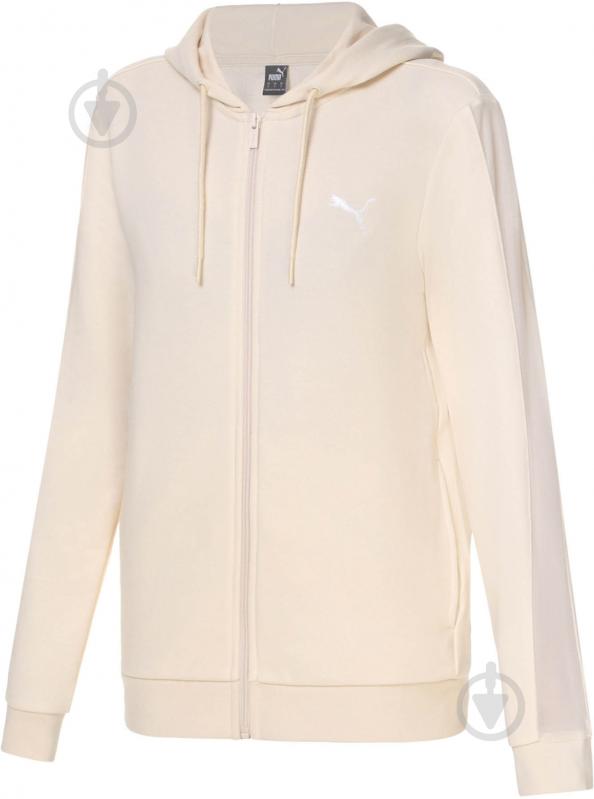 Джемпер Puma FULL ZIP HOODIE 53740602 р. XS білий - фото 1