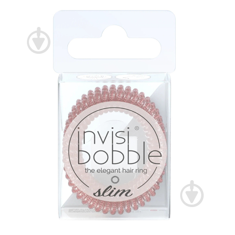 Резинка-браслет Invisibobble Slim Pink Monocle 3 шт. - фото 1