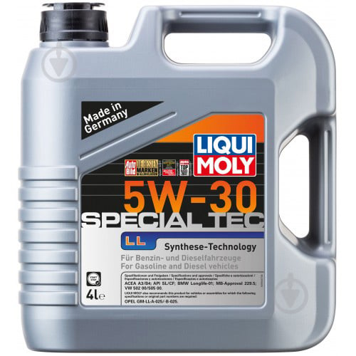 Моторное масло Liqui Moly Special Tec LL 5W-30 4 л (7654) - фото 1