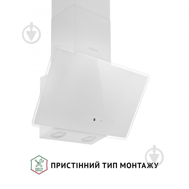 Вытяжка Perfelli VICCO 5HSR BIANCO декоративная наклонная - фото 2