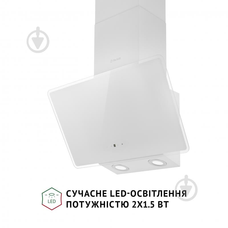 Вытяжка Perfelli VICCO 5HSR BIANCO декоративная наклонная - фото 4