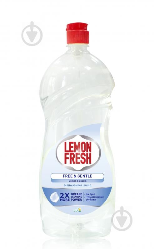 Засіб для ручного миття посуду Lemon Fresh Lemon fresh 1,5 л - фото 1