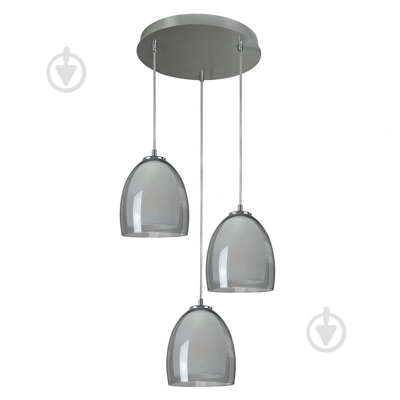 Люстра подвесная TK Lighting 3x60 Вт E27 графит 4478 - фото 1