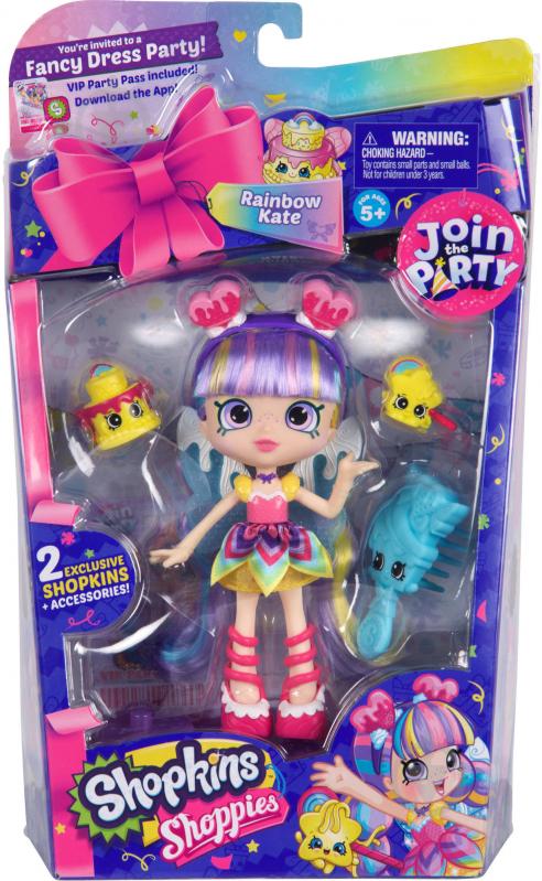 Лялька Shopkins Shoppies Вечірка Рейнбоу Кейт 56400 - фото 2