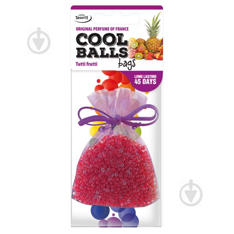 Ароматизатор подвесной Tasotti Cool Balls Bags Tutti Frutti - фото 1