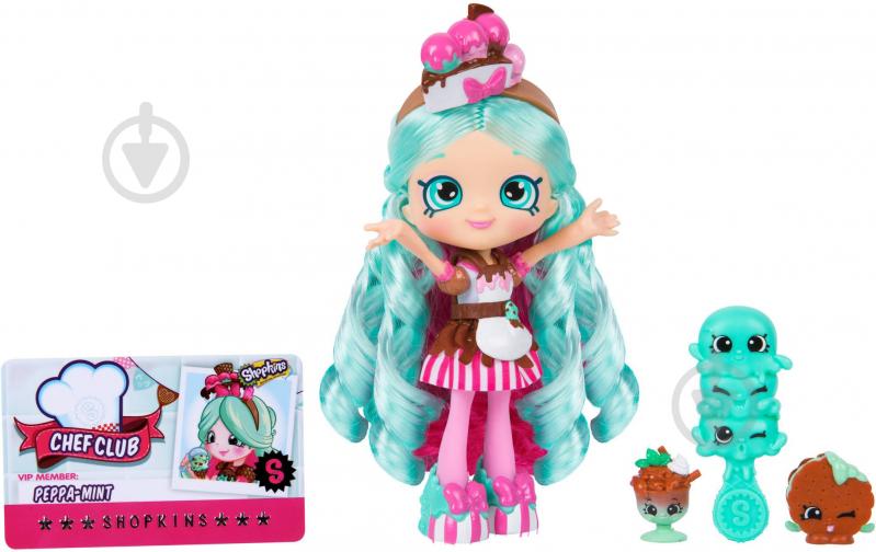 Лялька Shopkins Shoppies Шеф-клуб Мінді Мінті 56300 - фото 1