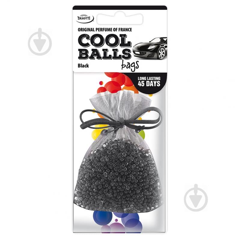 Ароматизатор підвісний Tasotti Cool Balls Bags Black - фото 1