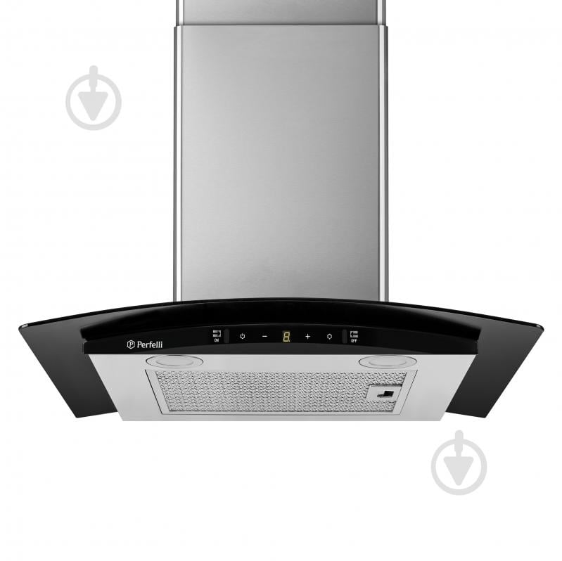 Вытяжка Perfelli GRASSI 6PWX INOX Т-образная декоративная со стеклом - фото 1