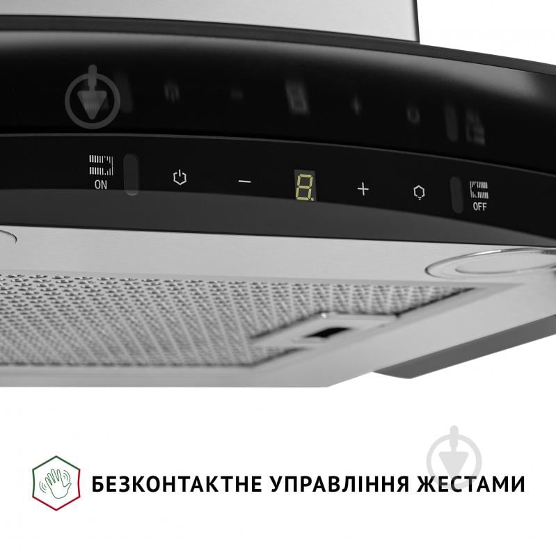 Вытяжка Perfelli GRASSI 6PWX INOX Т-образная декоративная со стеклом - фото 6