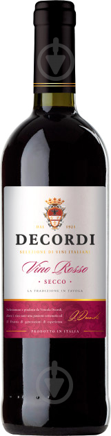 Вино Decordi Bianco Secco червоне сухе 0,75 л - фото 1