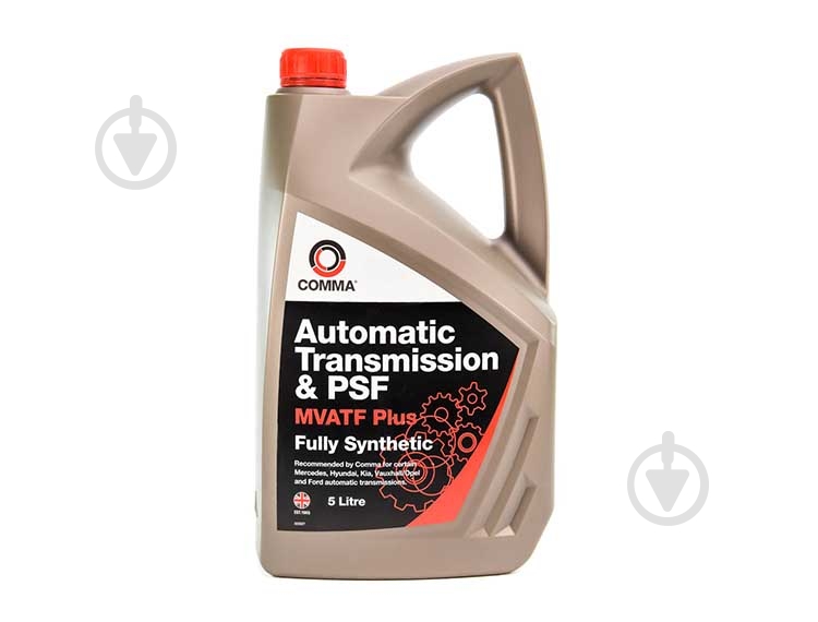 Жидкость для гидроусилителя COMMA Automatic Transmision & PSF MVATF Plus ATF 5 л (MVATF5L) - фото 1 Жидкость для гидроусилителя COMMA Automatic Transmision & PSF MVATF Plus ATF 5 л (MVATF5L) - фото 1