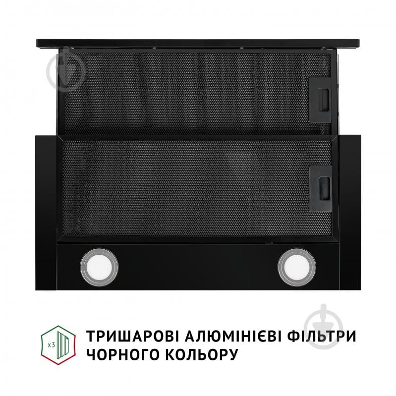 Вытяжка Perfelli TL 6212 Full BL 700 LED телескопическая - фото 7