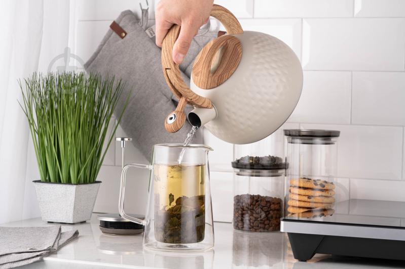 УЦІНКА! Чайник Ardesto Gemini 2.5 л бежевий AR1956KS (УЦ №2884) - фото 3 УЦІНКА! Чайник Ardesto Gemini 2.5 л бежевий AR1956KS (УЦ №2884) - фото 3