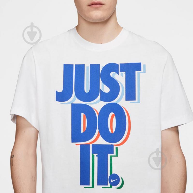 Футболка Nike M NSW SS TEE JDI CK2783-100 р.2XL белый - фото 4