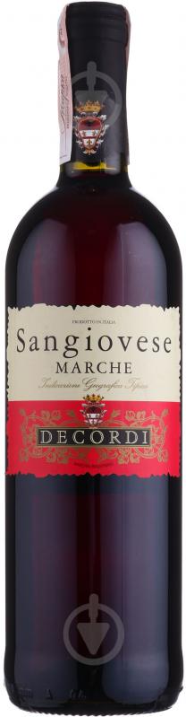 Вино Decordi Sangiovese червоне сухе 0,75 л - фото 1