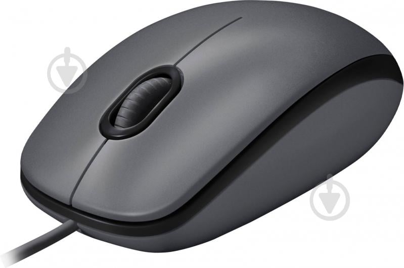 Мишка Logitech Corded Mouse M100 grey (910-005003) - фото 1