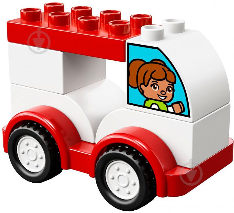 Конструктор LEGO DUPLO Мій перший гоночний автомобіль 10860 - фото 2