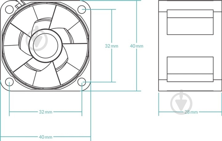 Набор вентиляторов для корпуса Arctic 40MM 5PCS (ACFAN00273A) - фото 7