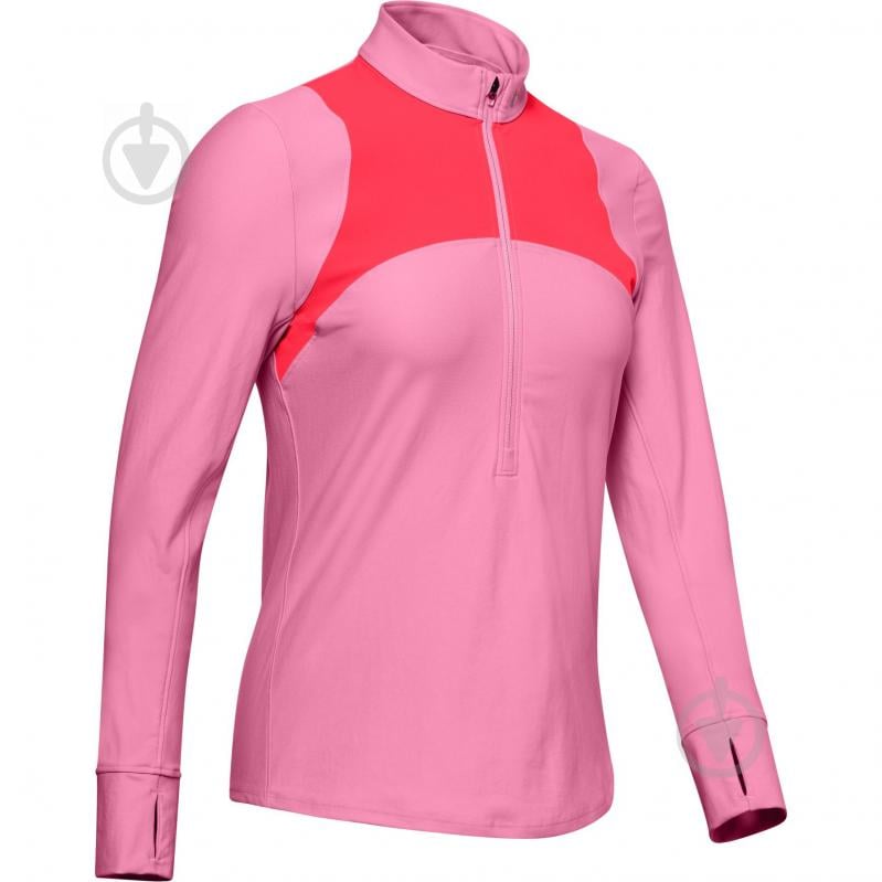 Джемпер Under Armour UA Qualifier Half Zip 1326512-691 р. S розовый - фото 1