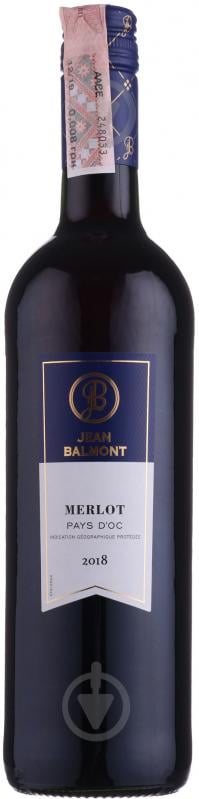 Вино Jean Balmont Мерло червоне сухе 0,75 л - фото 1