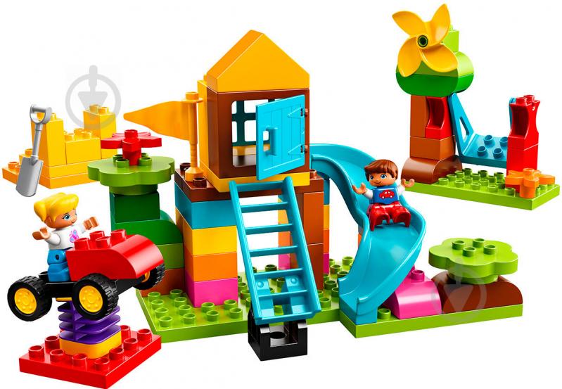 Конструктор LEGO DUPLO Коробка с кубиками Большая игровая площадка 10864 - фото 2