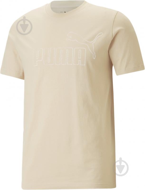 Футболка Puma ESS ELEVATED TEE 84988388 р.L бежевый - фото 1