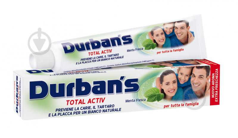 Зубная паста DURBAN'S Total Active 75 мл - фото 1