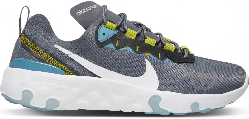 Кроссовки демисезонные Nike RENEELEMENT 55 (GS) CK4081-003 р.35,5 серые - фото 1
