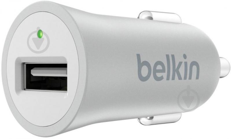 Зарядний пристрій у машину Belkin USB Mixit Premium 2.4Amp Silver (F8M730btSLV) - фото 2