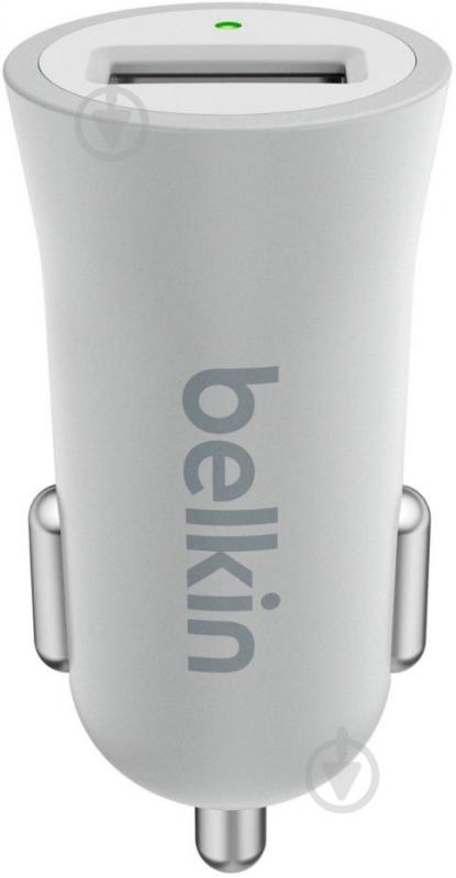 Зарядний пристрій у машину Belkin USB Mixit Premium 2.4Amp Silver (F8M730btSLV) - фото 1